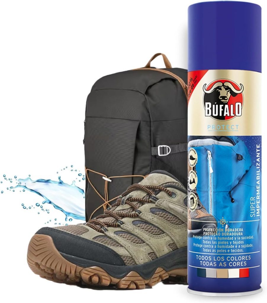Búfalo - Spray Impermeabilizante Calzado 250ml - Spray Protector Zapatillas Transparente