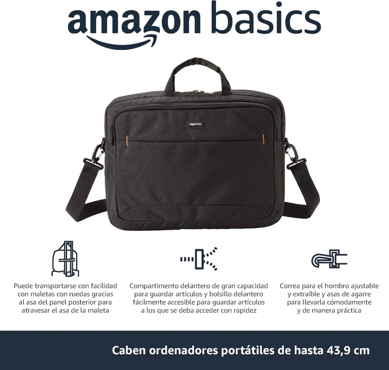 Detalle de los compartimentos internos de la mochila