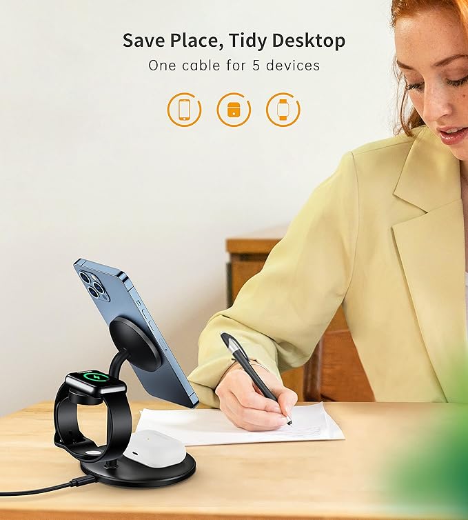 Detalle del soporte magnético para el smartphone