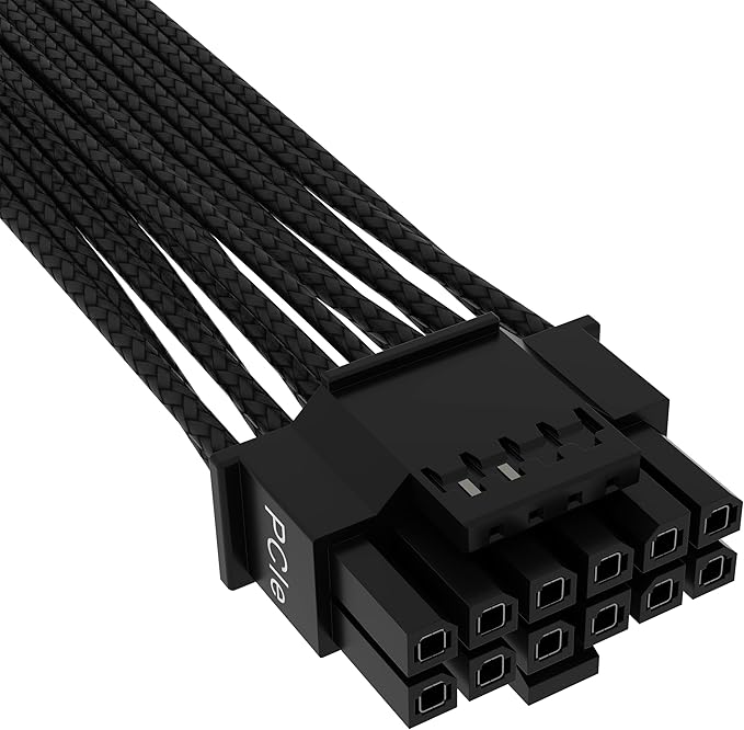 Detalle de los conectores 6+2 del cable PCIe