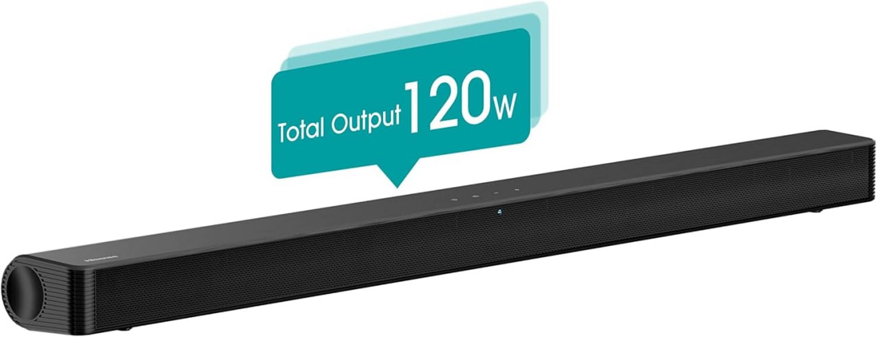 Puertos de conexión de la Hisense HS205G: HDMI ARC, Óptica
